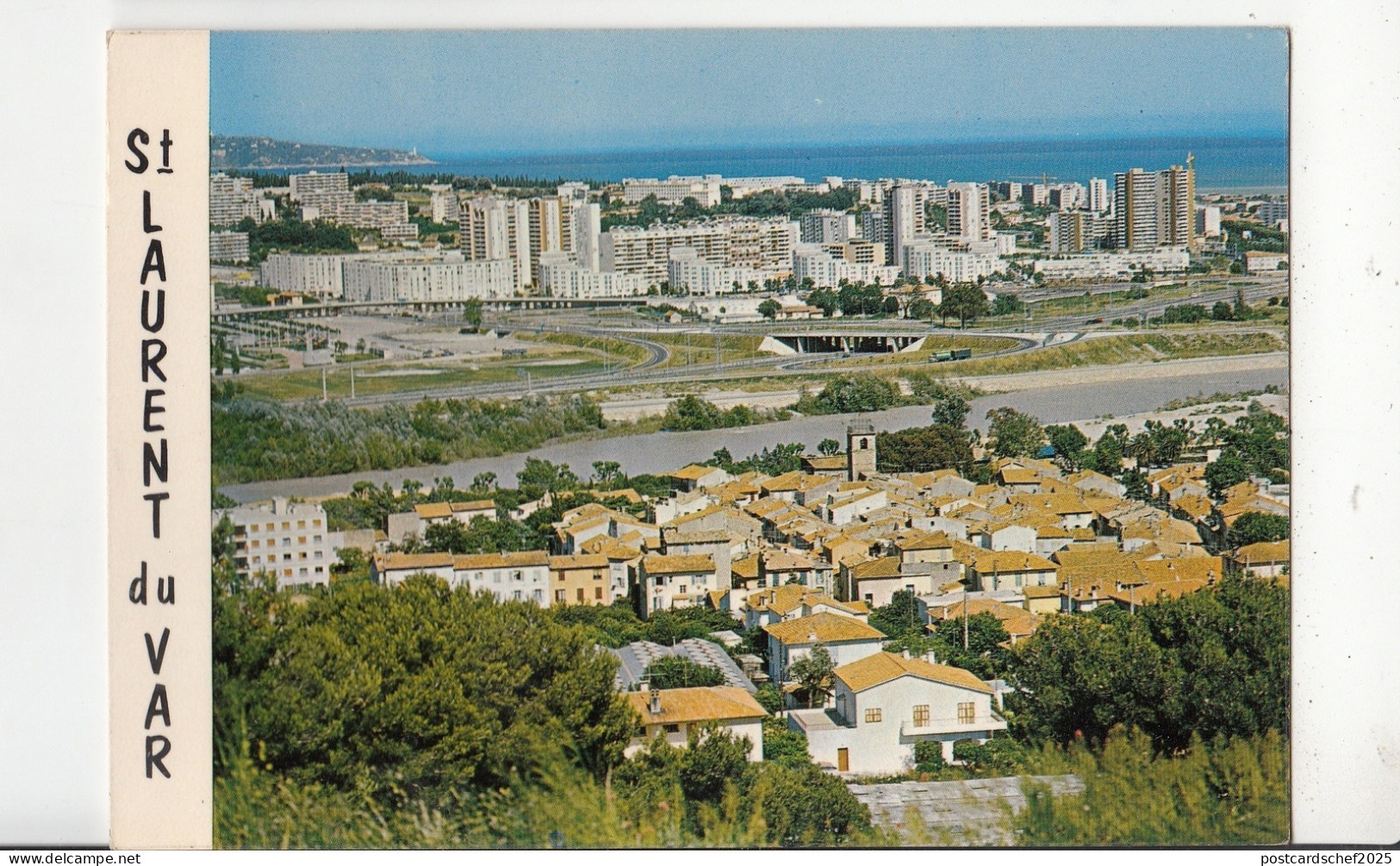 BF21823 a m saint laurent du var vue generale france  front/back image