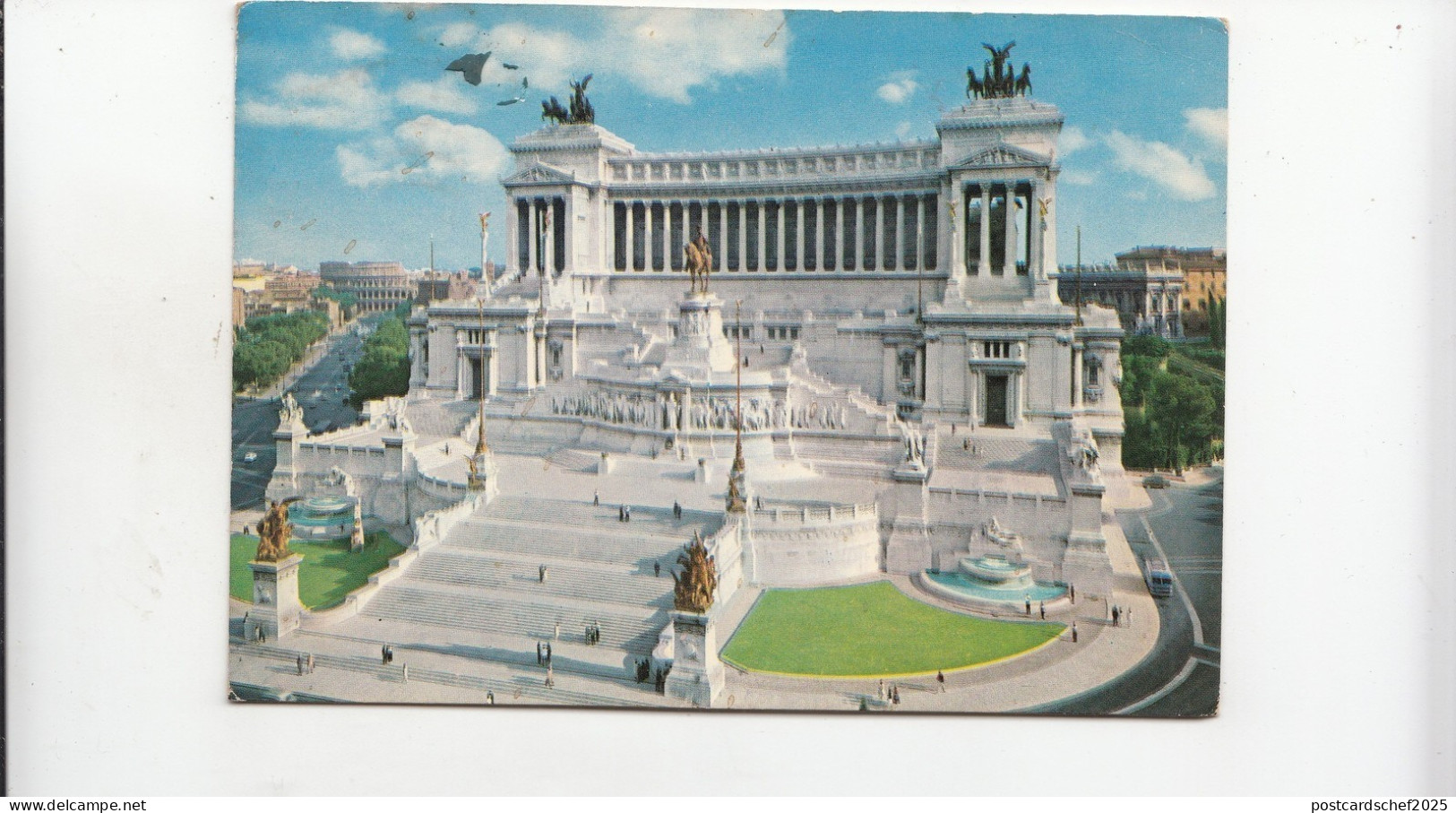 BF23345 roma altare della patria   italy  front/back image