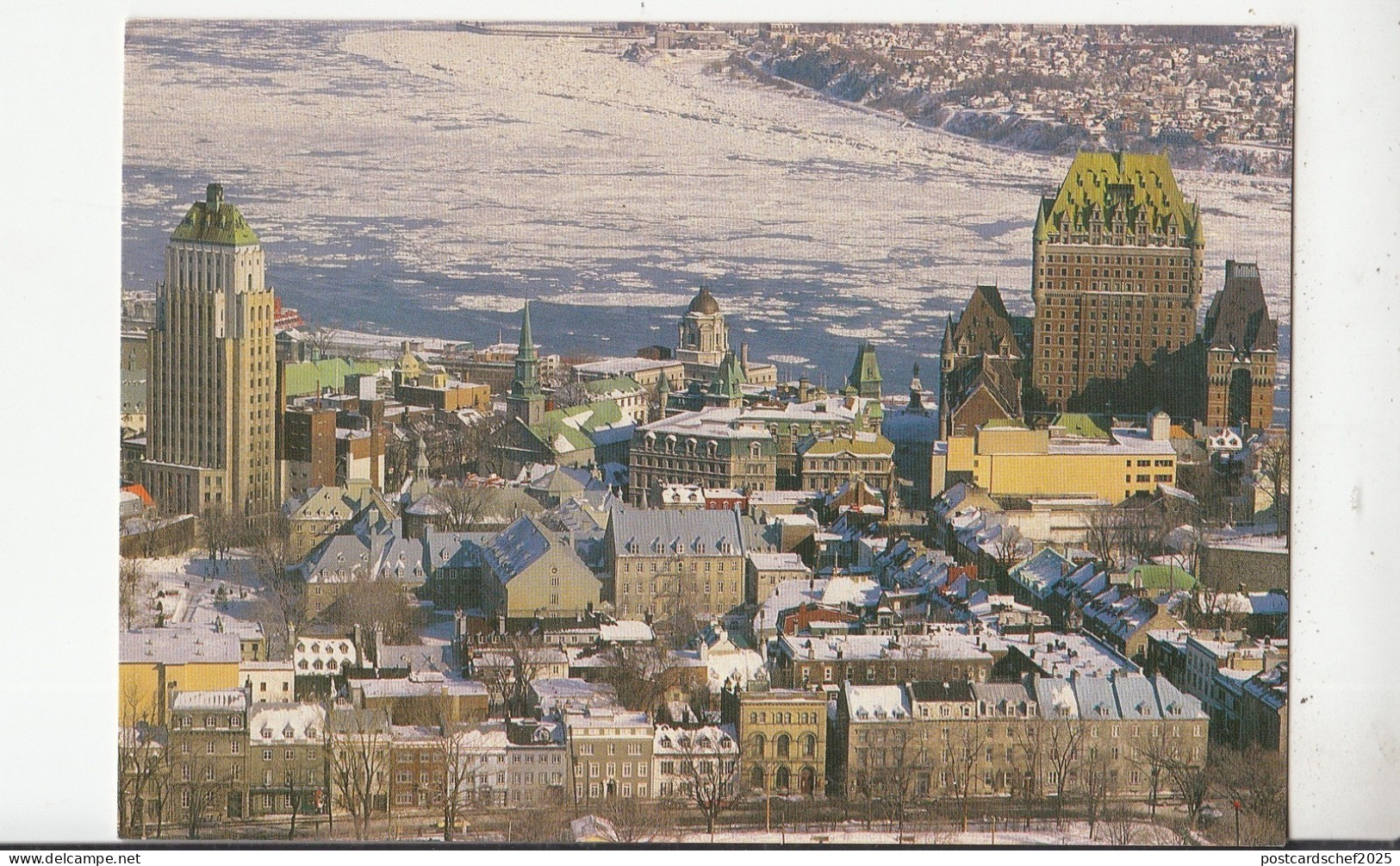 BF26830 la vieille cite sous la neige quebec  canada  front/back image