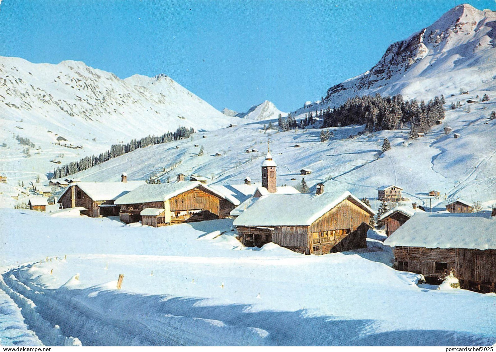 BF2876 village de  chinaillon   le grand bornand  france