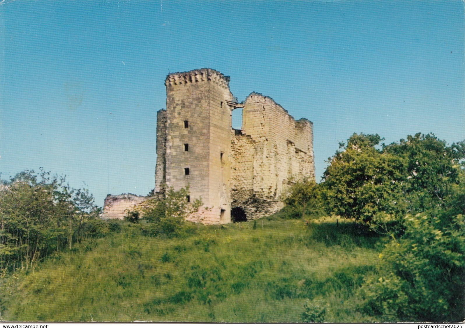 BF31165 beaumont vienne la tour feodale de beaumont   france front/back image