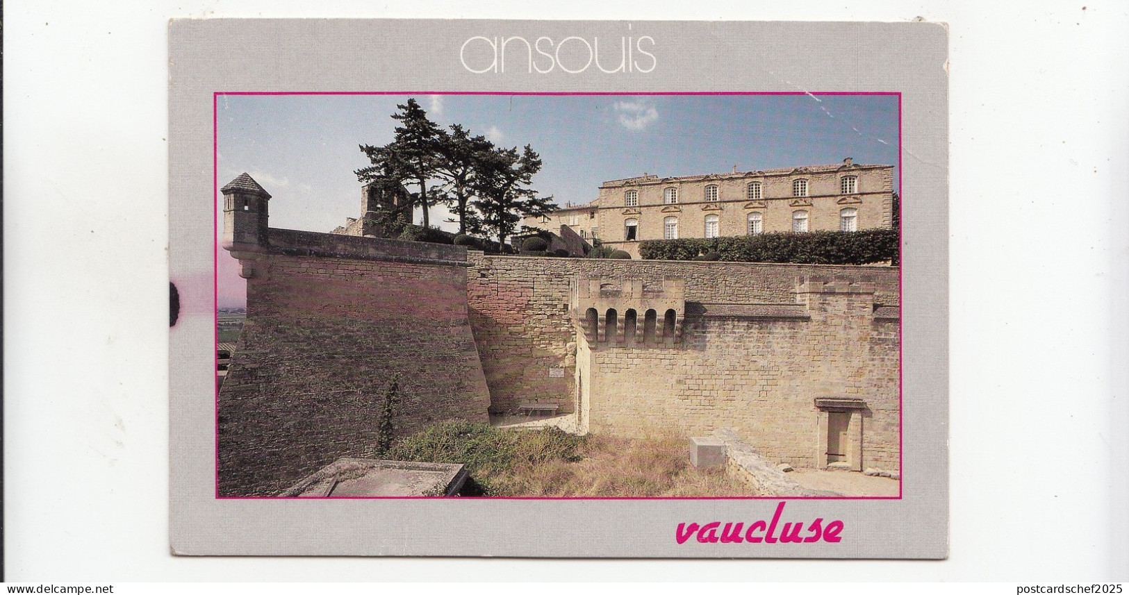 BF31551 ansouis vaucluse le chateau   france front/back image