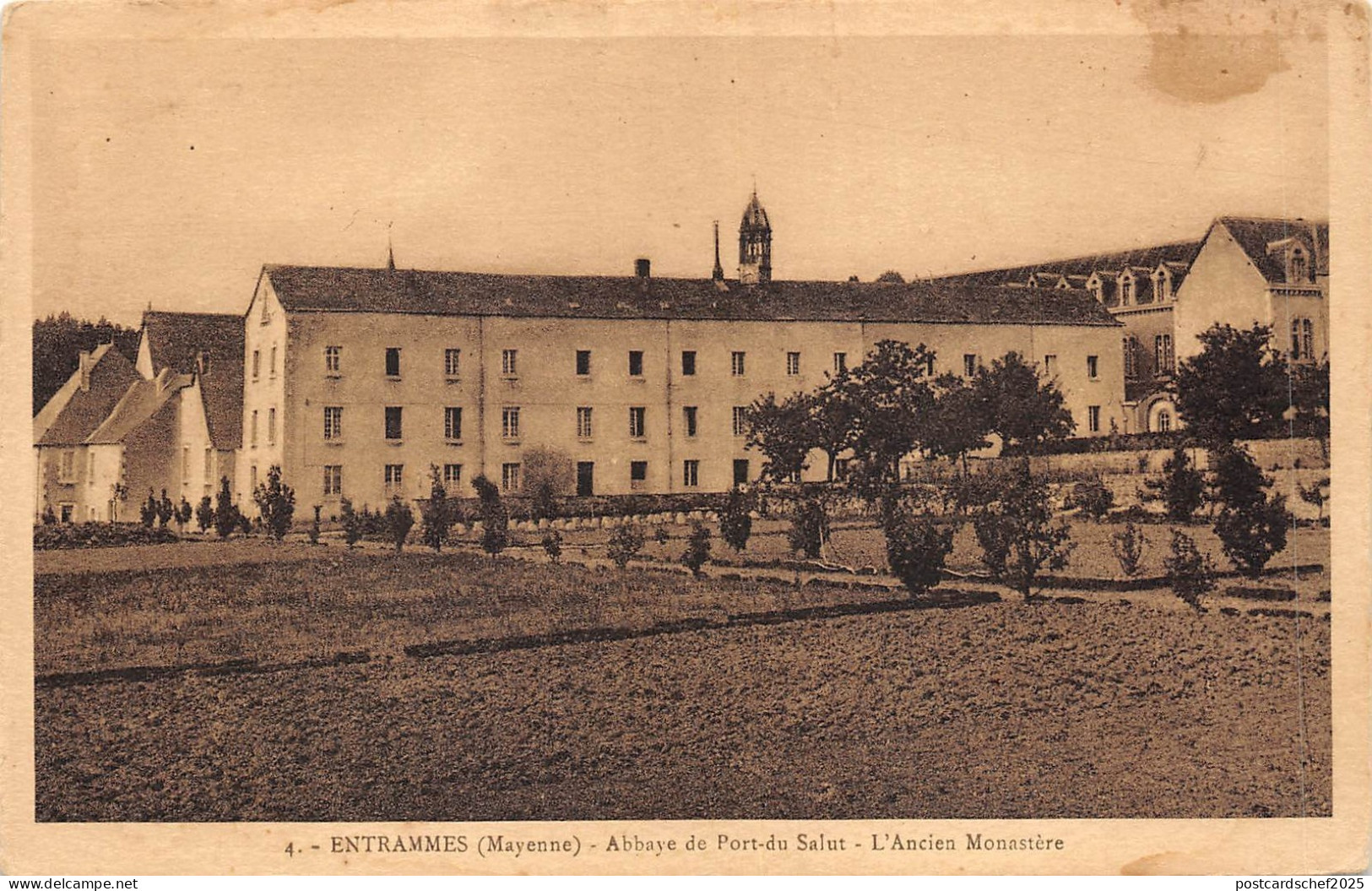 BF3413 entrammes mayenne abbaye de port du salut france