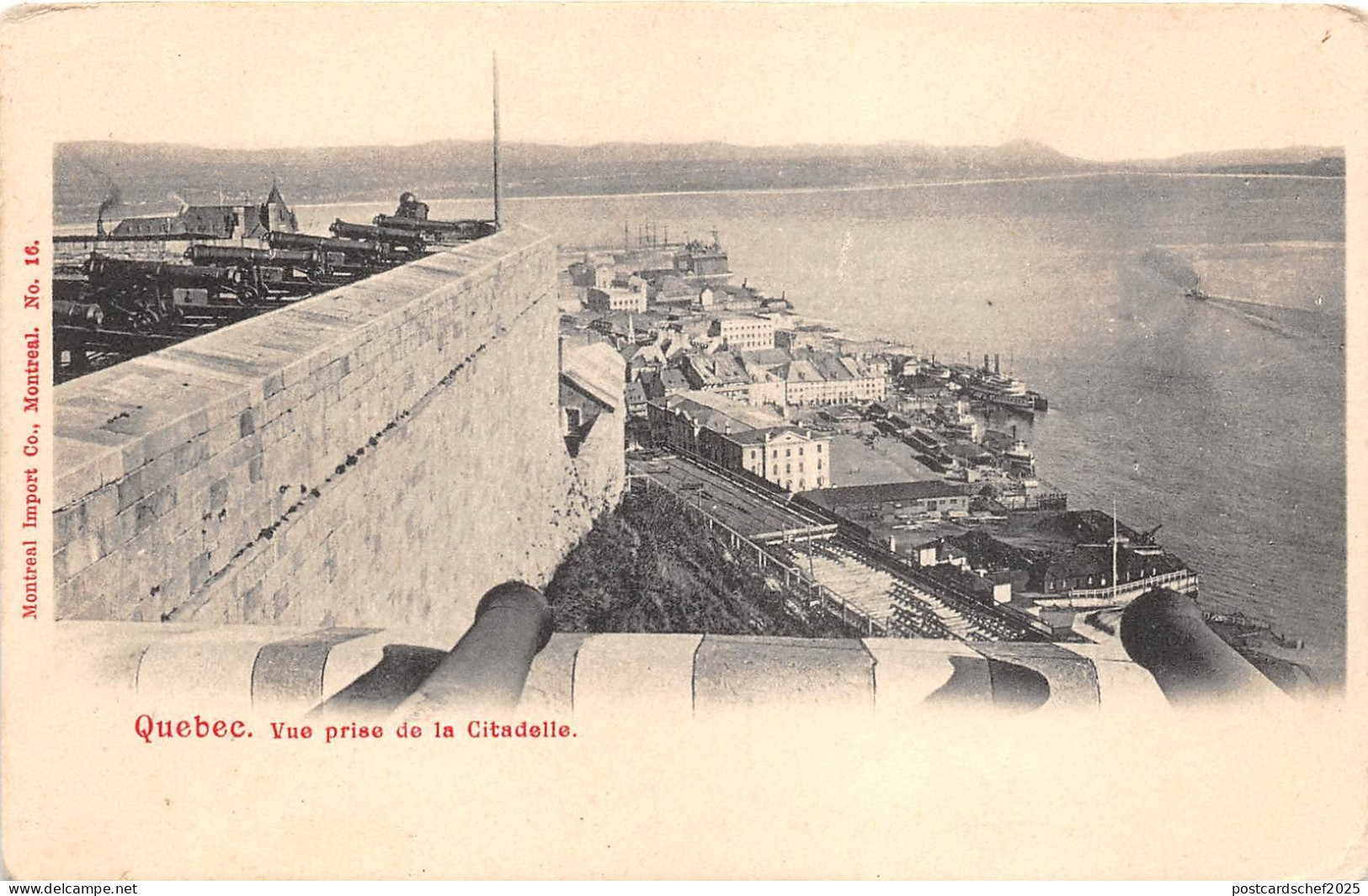 BF35985 quebec vue prise de la citadelle   canada front/back scan