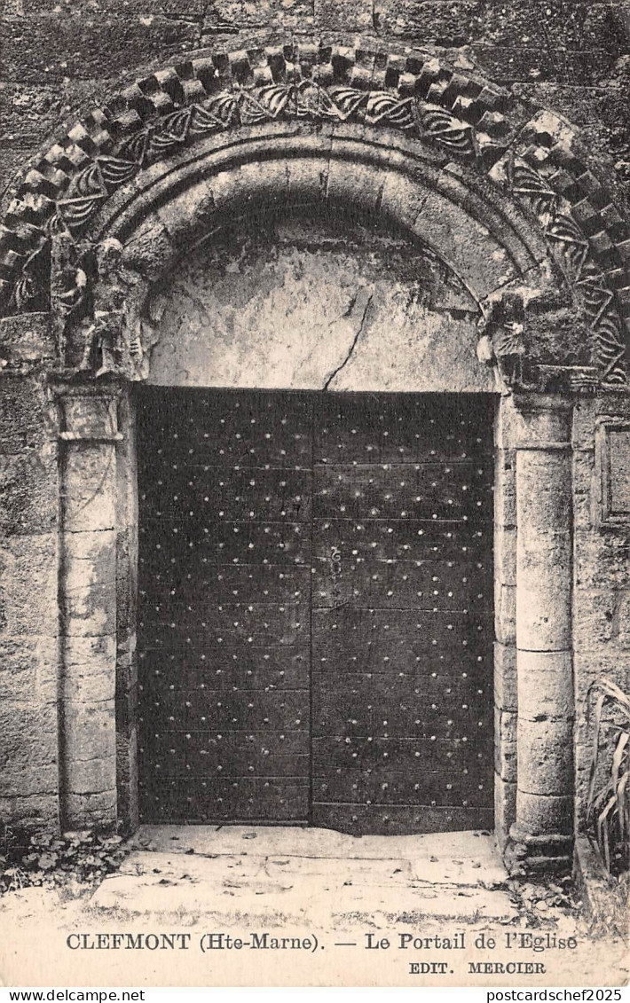BF4693 clefmont hte marne le portail de l eglise france