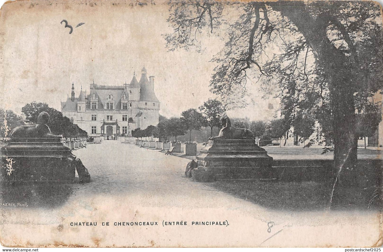 BF5358 chateau de chenonceaux france    France