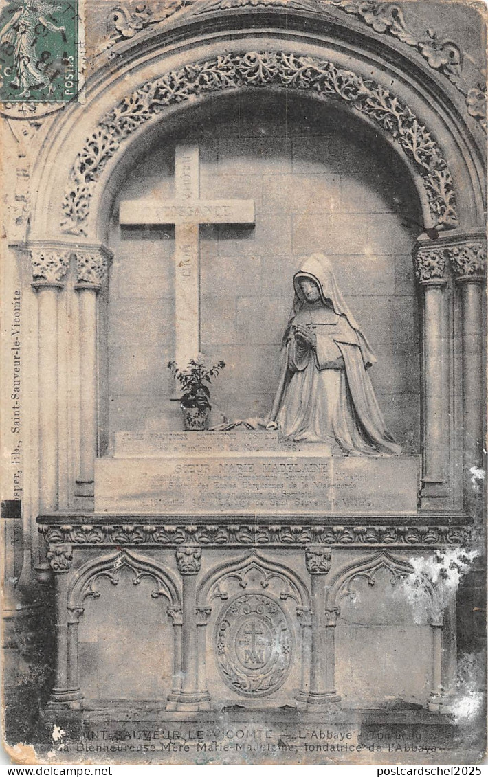 BF5793 saint sauveur le vicomte l abbaye france       France