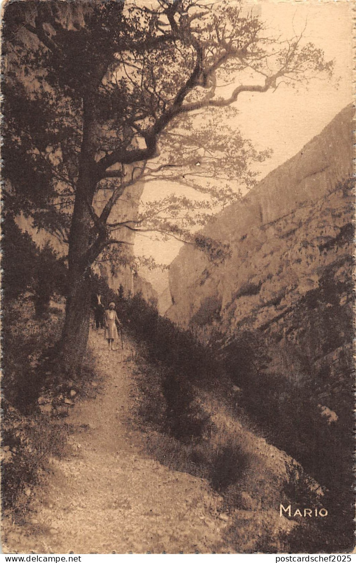 BF6061 les gorges du verdon un sentier dans les gorges france     France