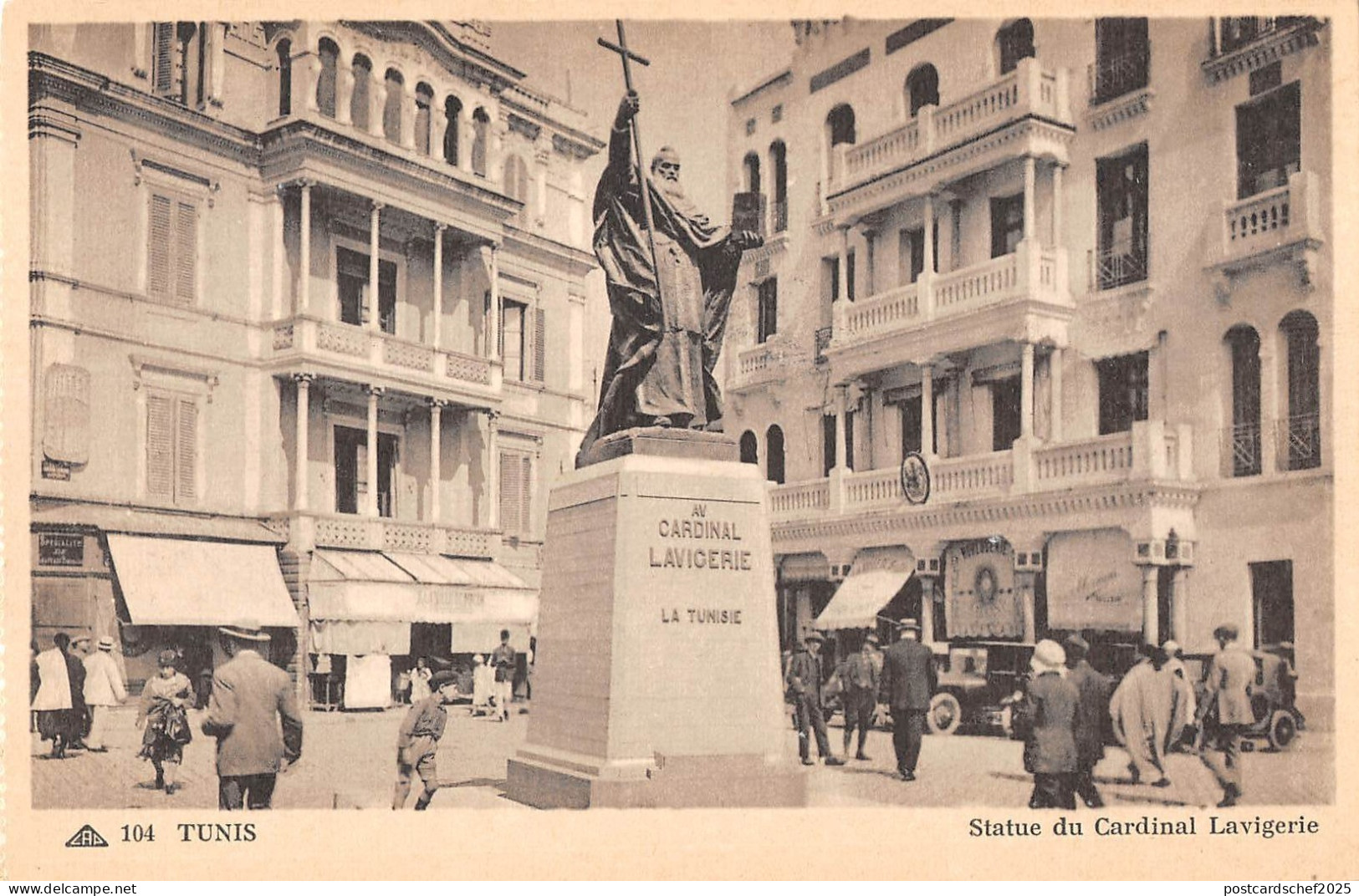 BF8547 statue du cardinal labigerie tunisia      Tunisia