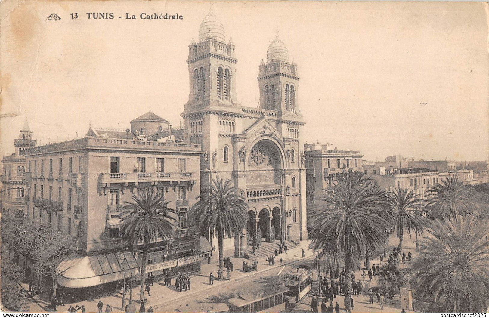 BF9117 tunisia la cathedrale tramway     Tunisia