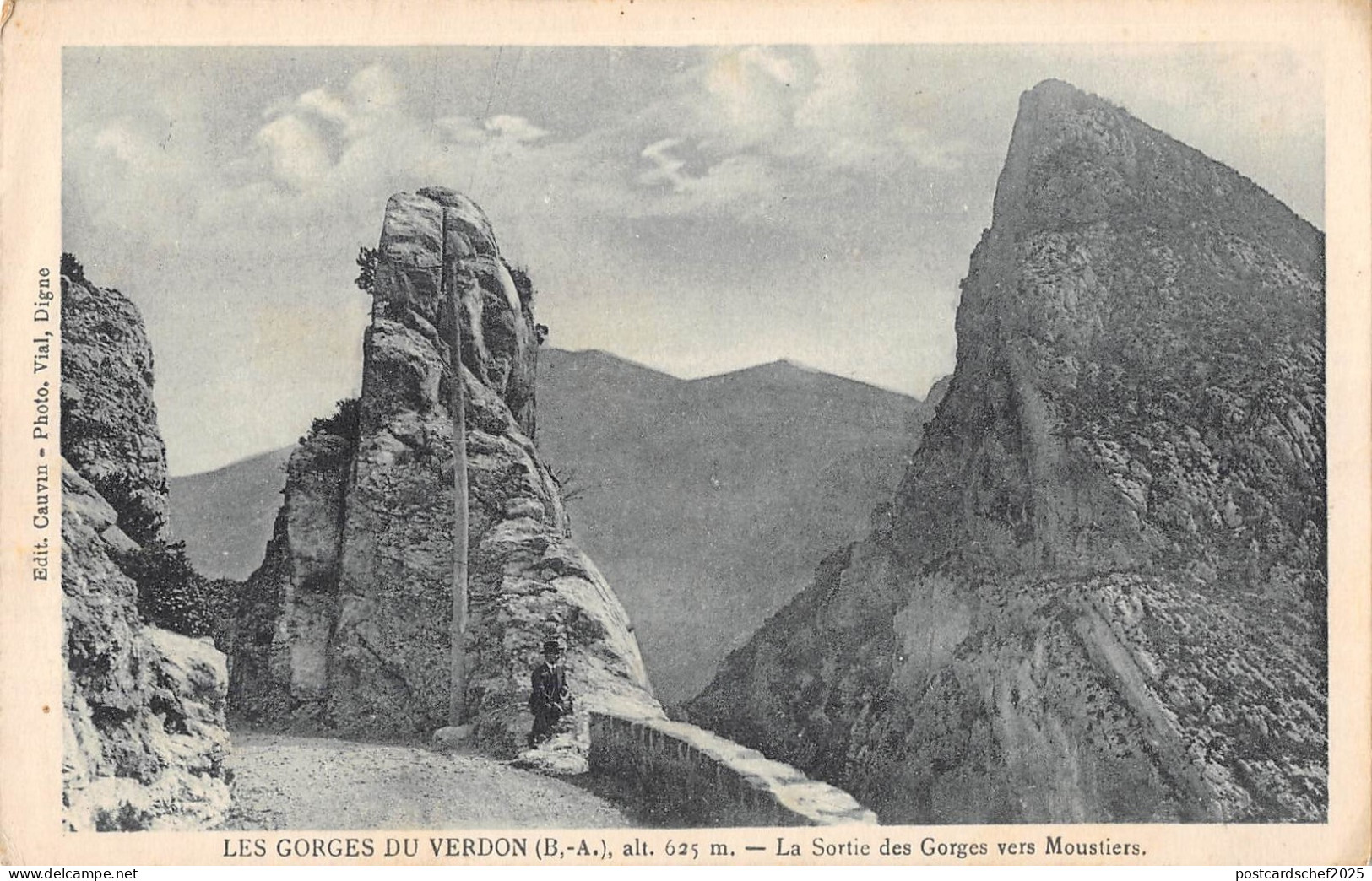 BF9283 les gorges du verdon la sortie des gorges vers mo france       France