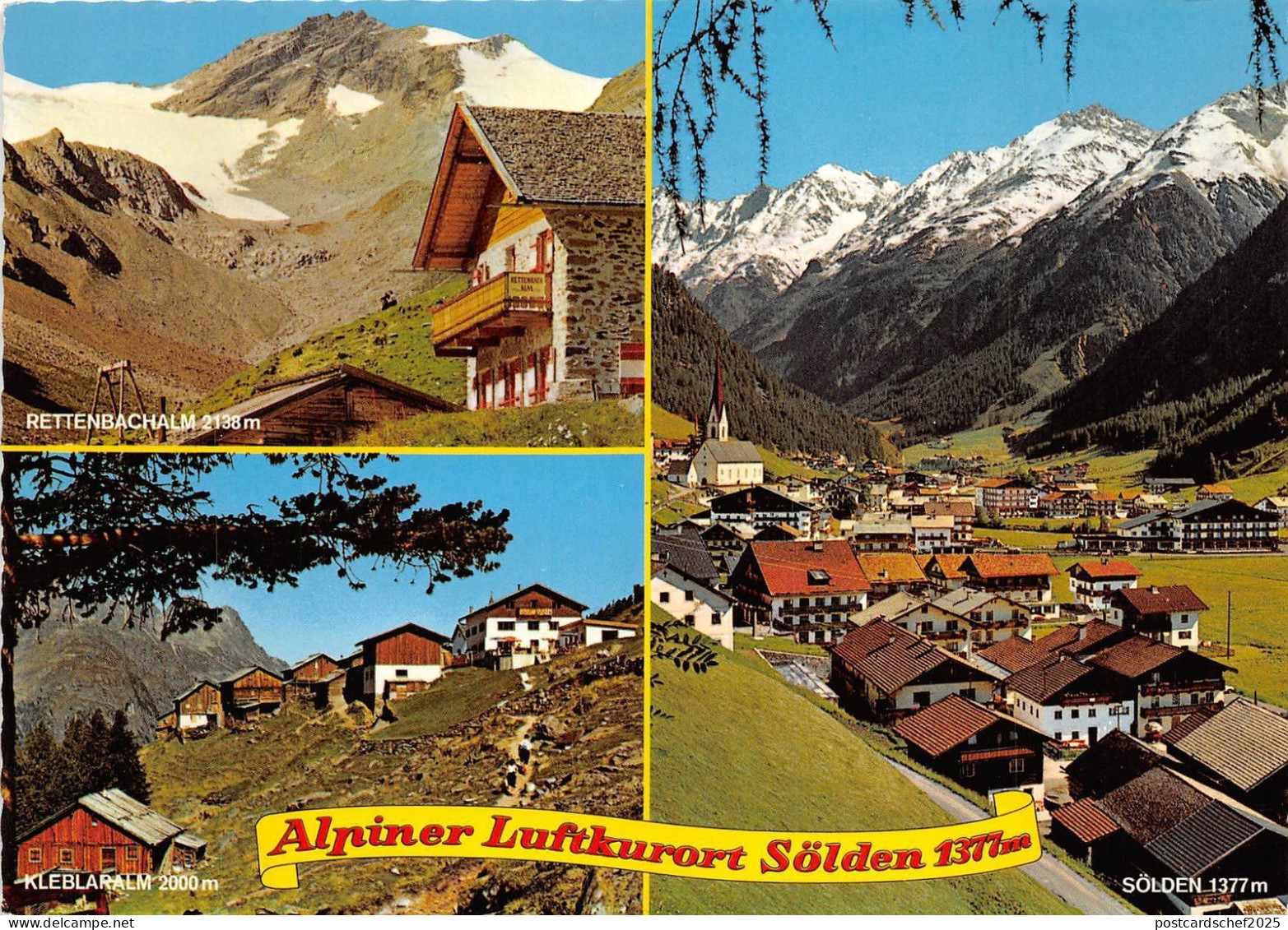BG11687 alpiner luftkurort solden rettenbachalm solden multi views  austria