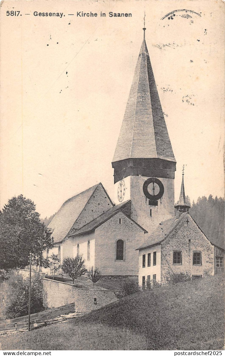BG19816 gessenay kirche in saanen switzerland