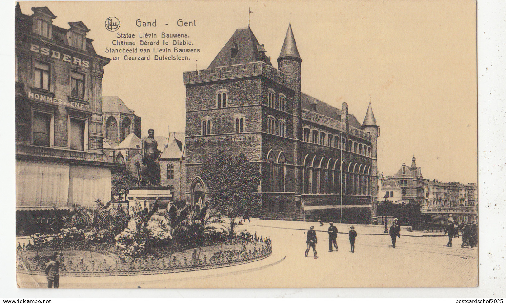 BG25543 gand gent statue lievin bauwens belgium