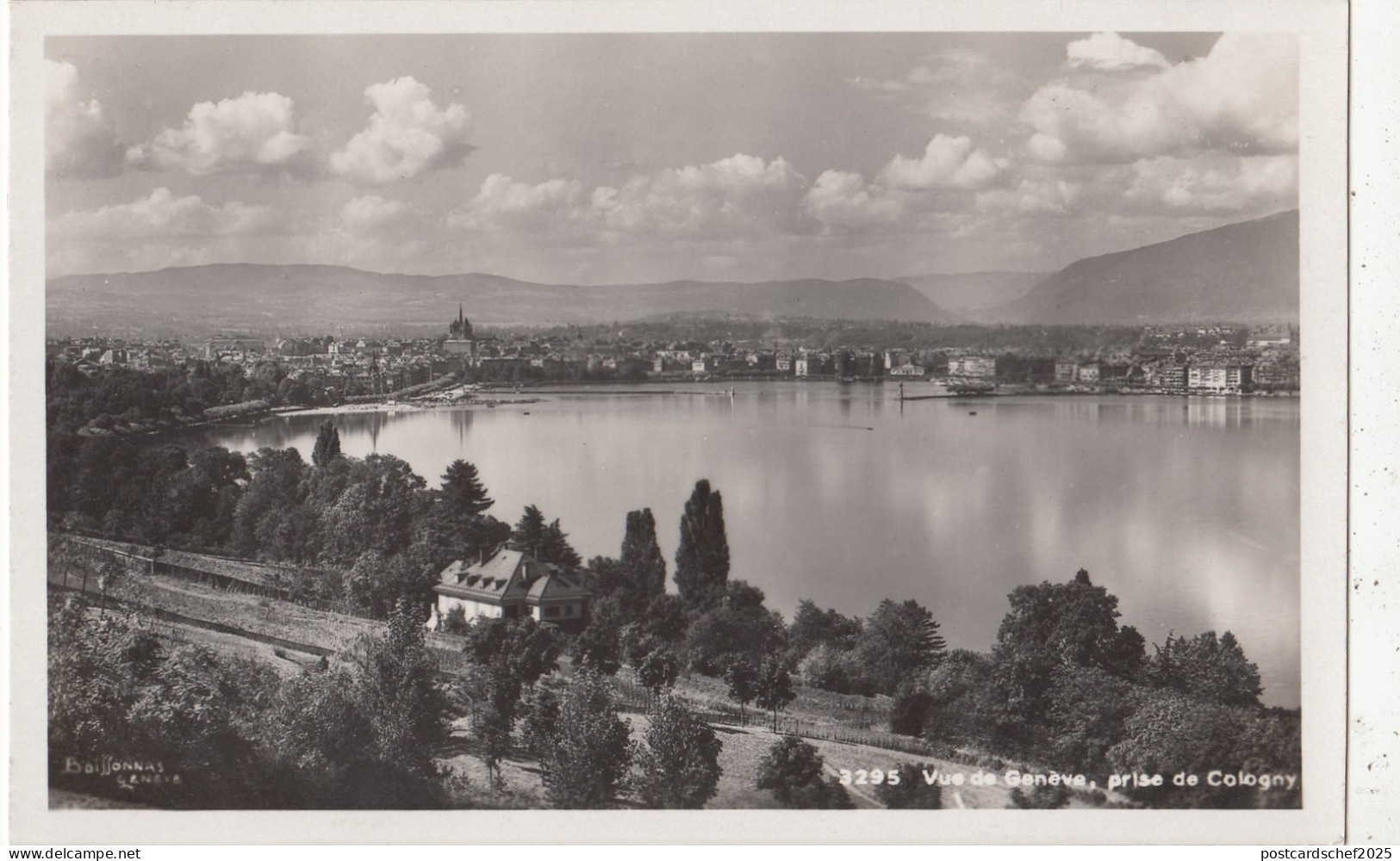 BG26395 vue de geneve prise de cologny switzerland
