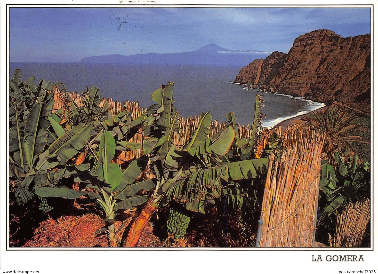 BG27617 la gomera  la playa de hermigua  teide    spain