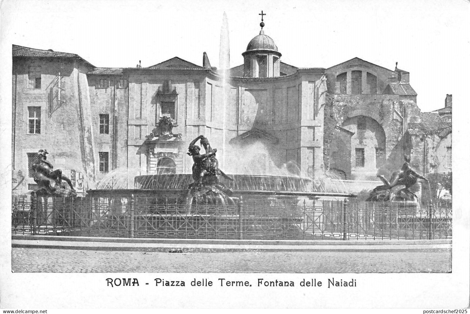 BG34613 piazza delle terme fontana delle naiadi    italy  roma