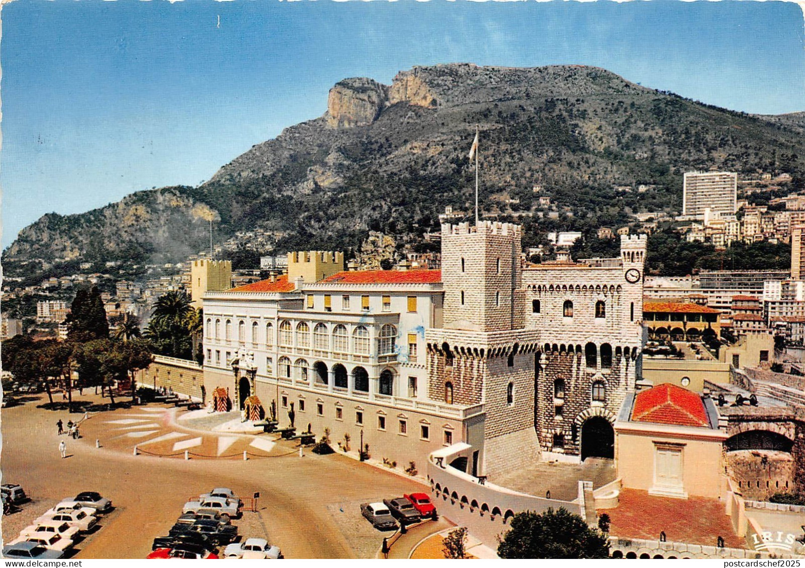BG5659 car voiture monaco vue d ensemble du palais princier  france