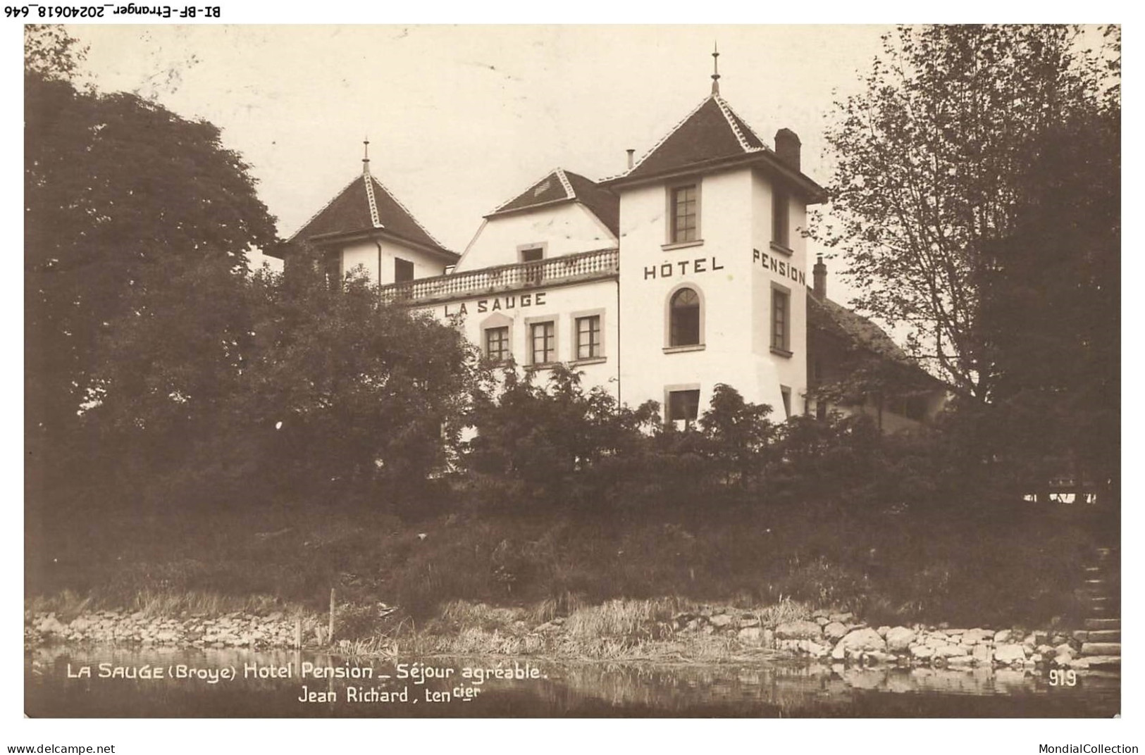 BI-BFP1-0324-SUISSE - LA SAUGE - BROYE - Séjour agréable