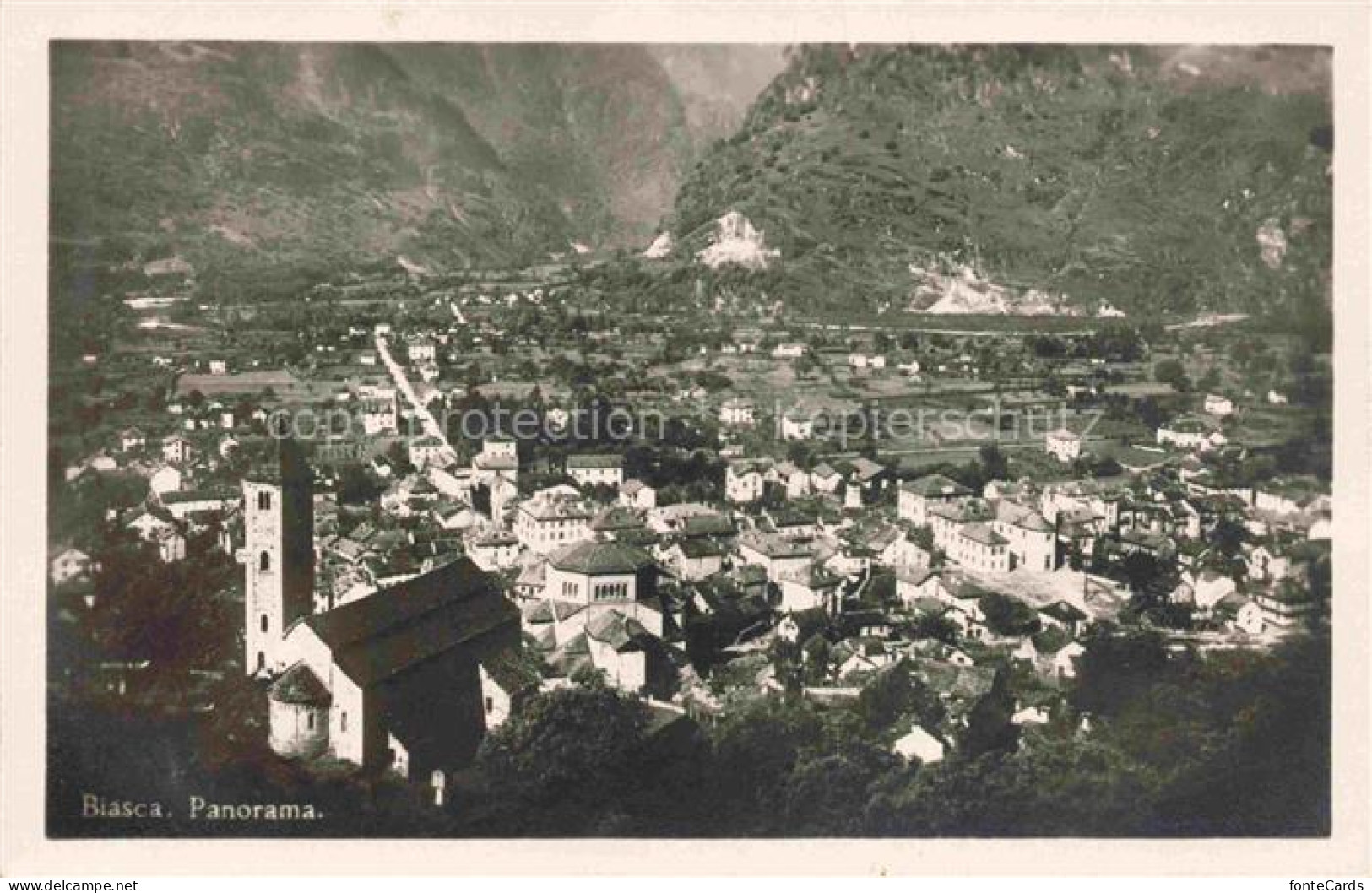 Biasca Riviera TI Panorama