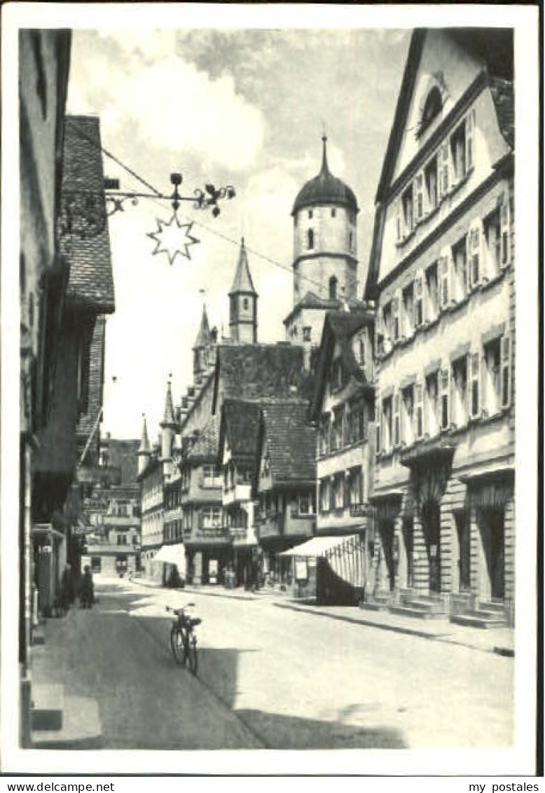 Biberach Riss Biberach Hindenburgstrasse ungelaufen ca. 1920