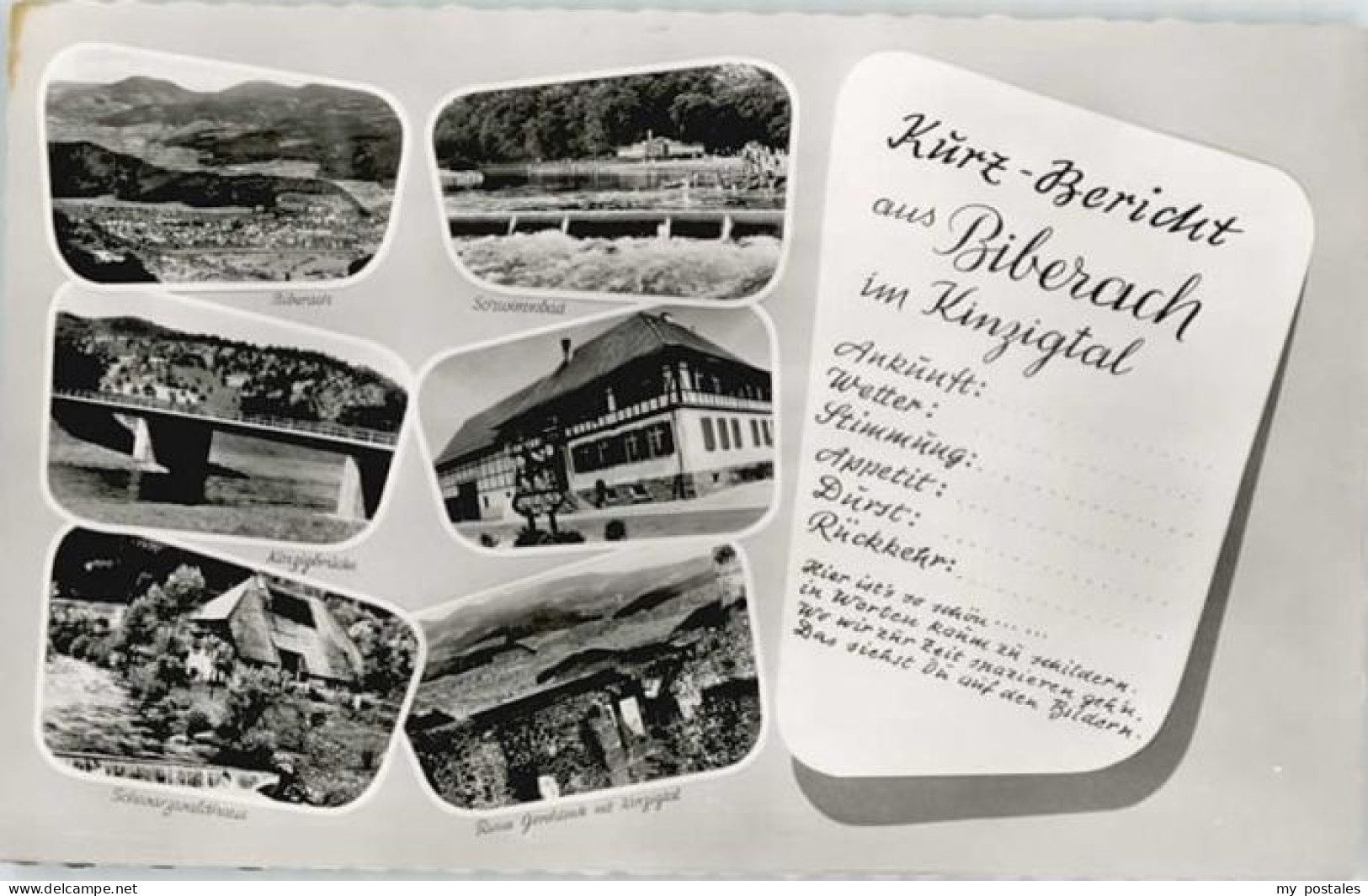 Biberach Riss Biberach Kinzigbruecke Ruine Geroldseck