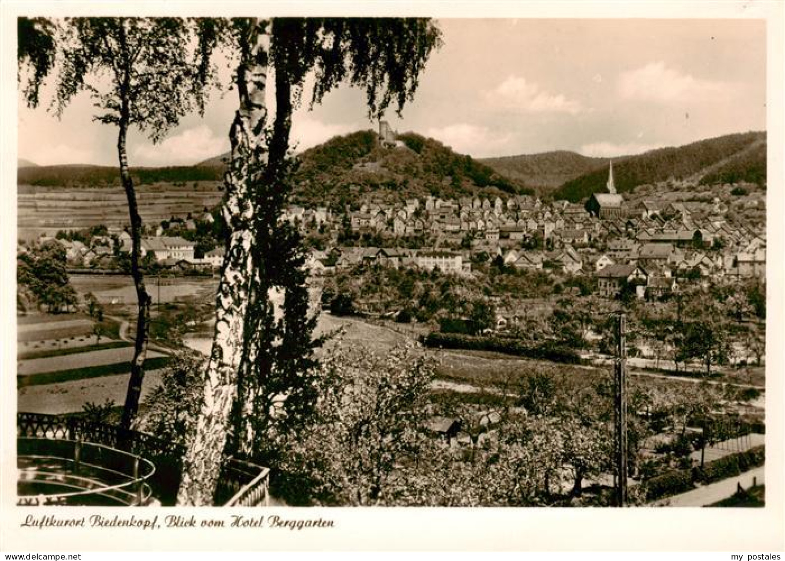 Biedenkopf Lahn Blick vom Hotel Berggarten