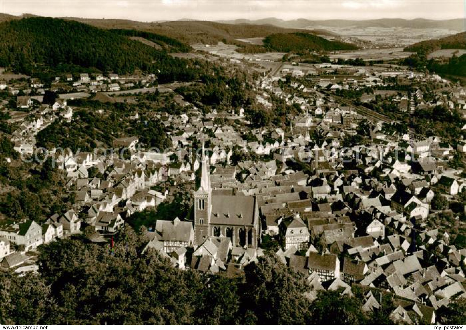 Biedenkopf Lahn Blick vom Schlossturm