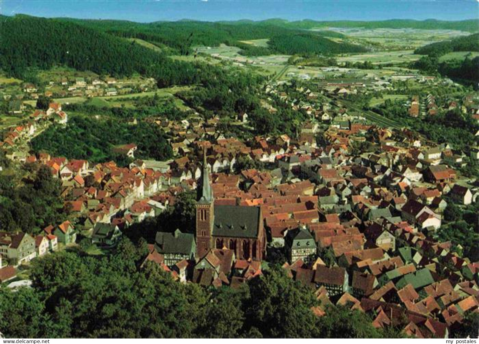 Biedenkopf Lahn Blick vom Schlossturm
