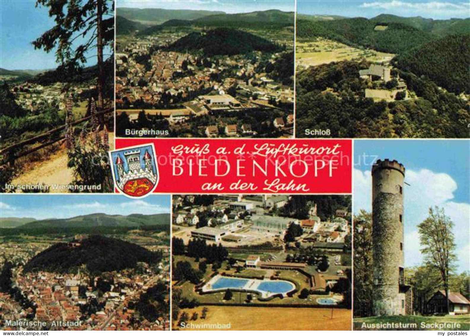 Biedenkopf Lahn Hessen Buergerhaus Schloss Altstadt Schwimmbad Aussichtsturm-Sac