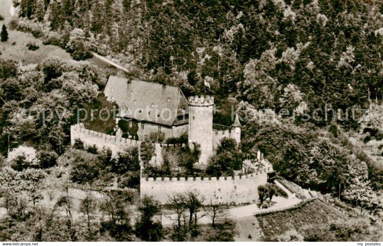 Biedenkopf Lahn Schloss Biedenkopf Fliegeraufnahme