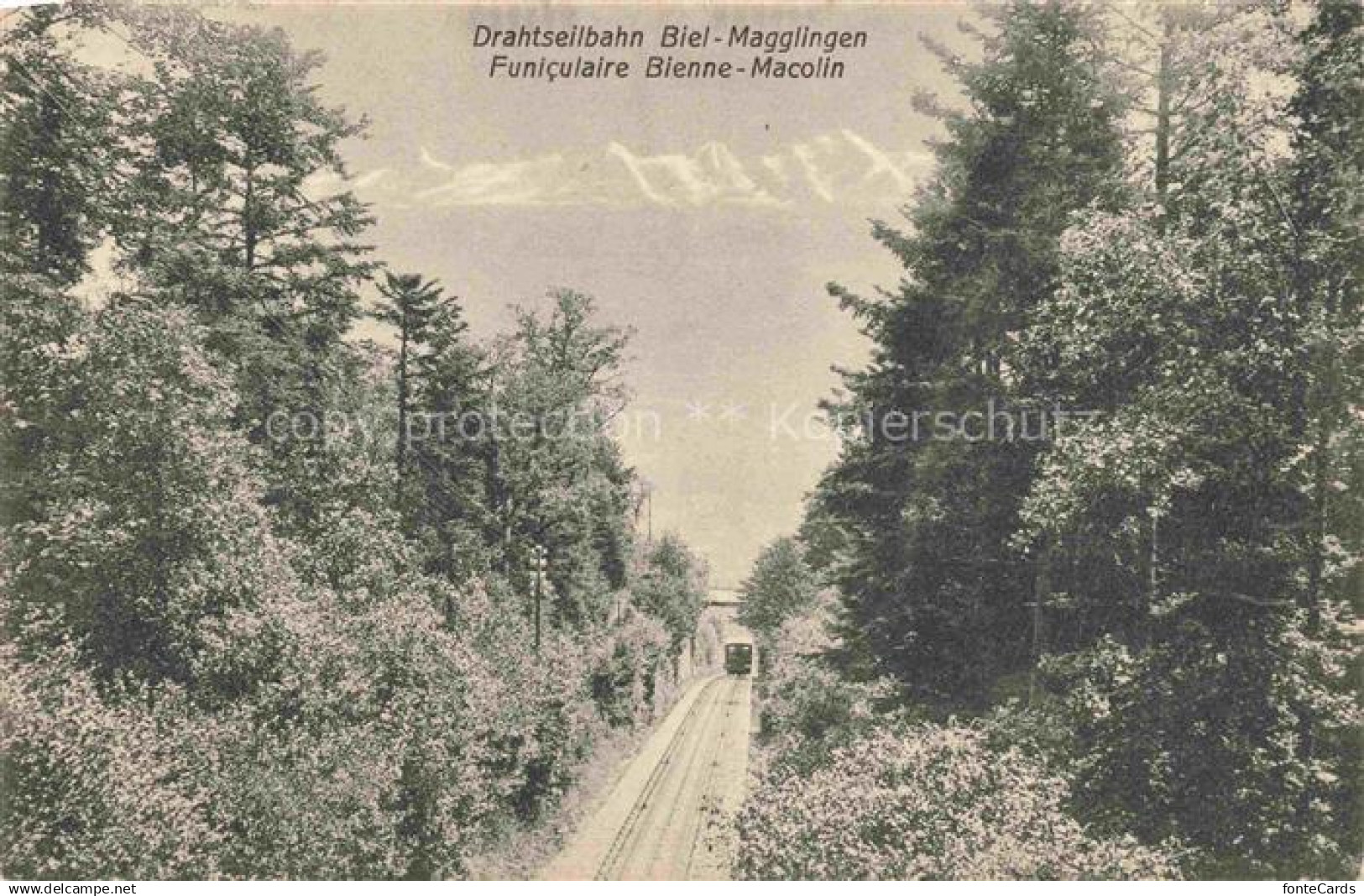 Biel Bienne BE Funiculaire Bienne Macolin