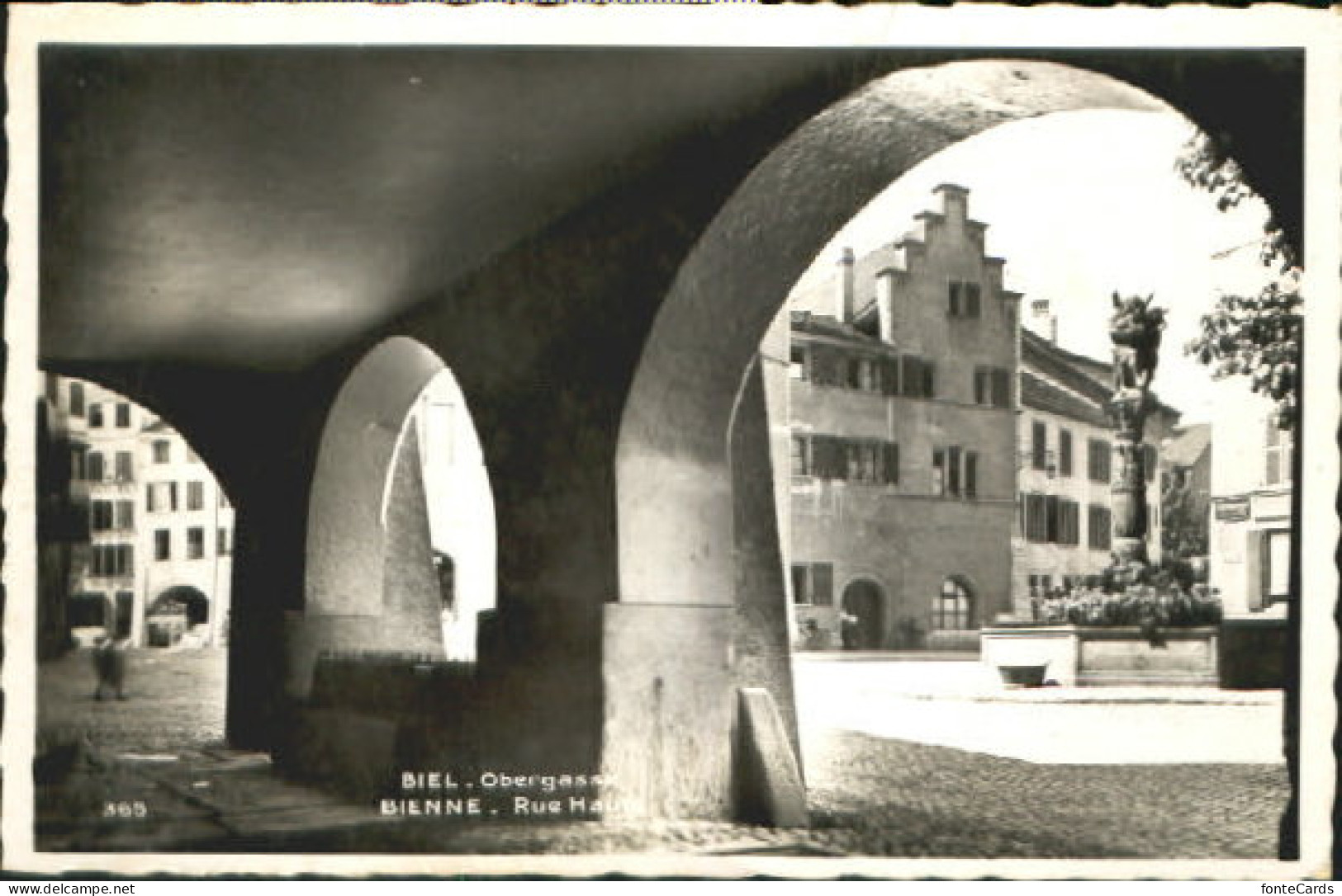 Biel Bienne Biel Obergasse x 1934