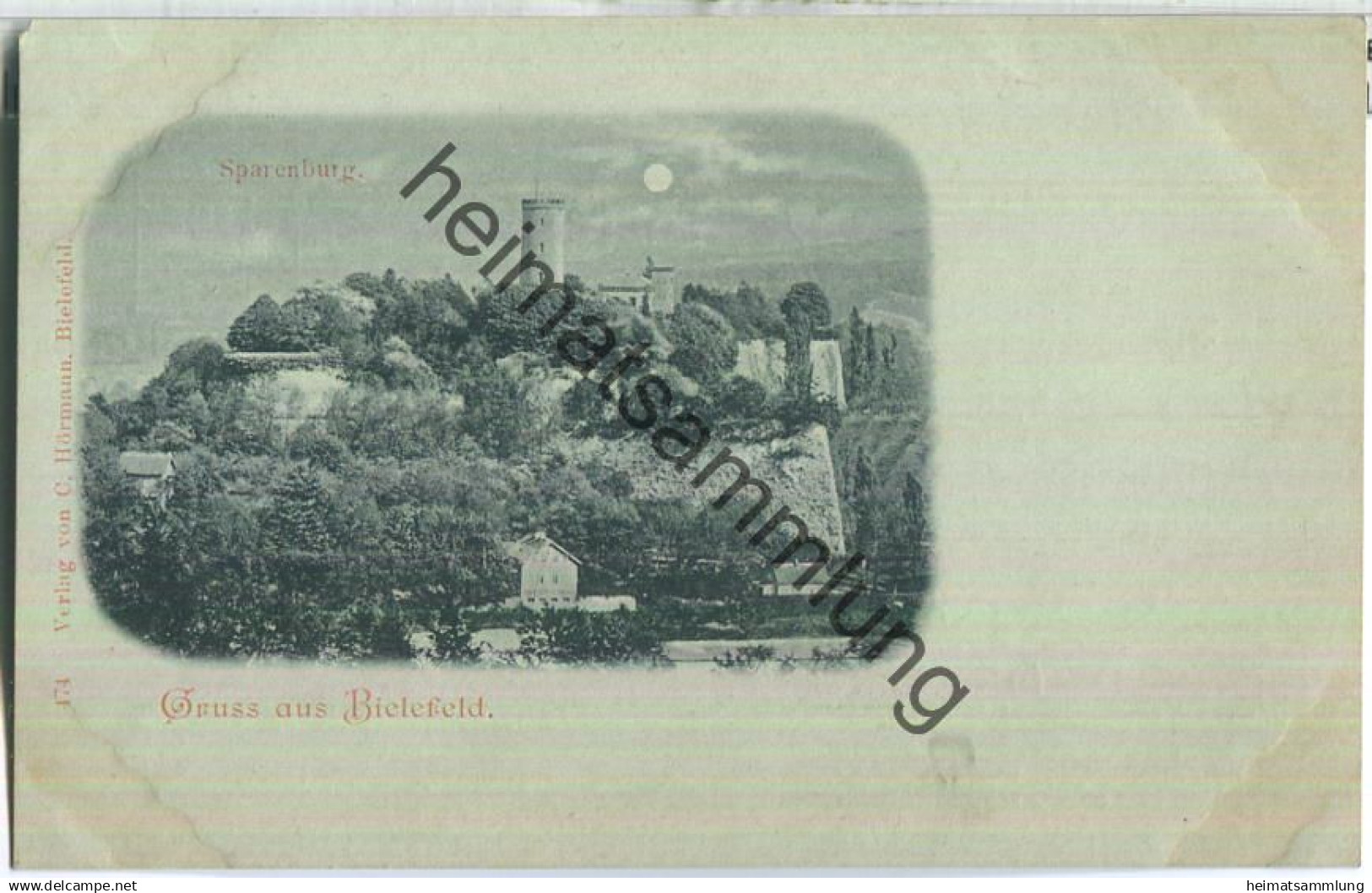 Bielefeld - Sparenburg - Verlag C. Hörmann Bielefeld ca. 1895
