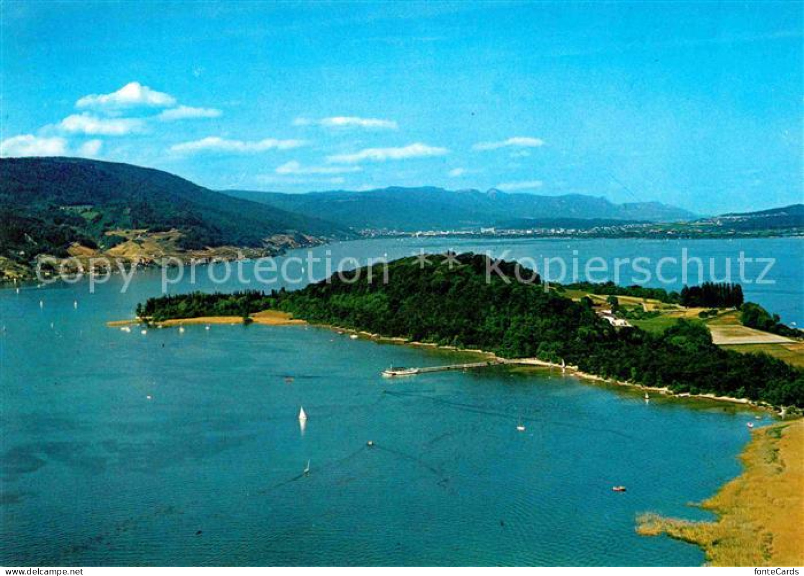 Bielersee Fliegeraufnahme