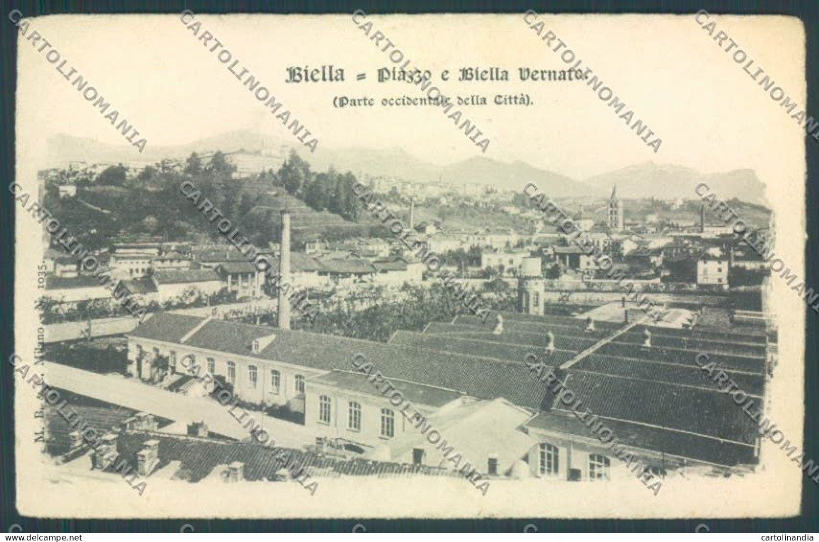 Biella Città cartolina ZT5358