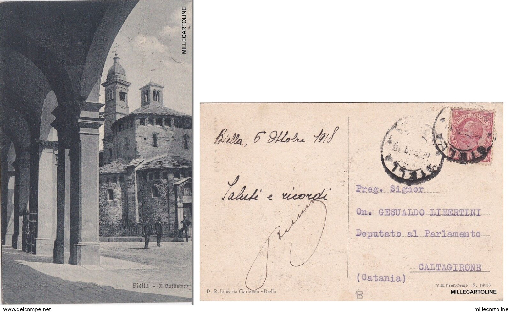 # BIELLA: IL BATTISTERO   1918