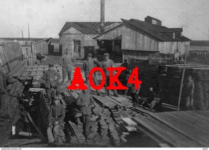 PINSK Sägewerk Brotzki Ostfront 1916 Feldpost Garde Kavallerie Division Armierungs Bataillon