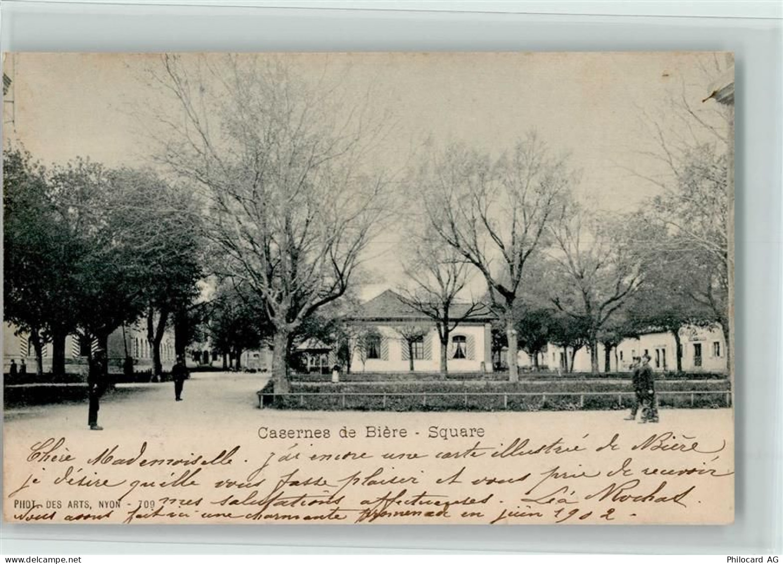Bière Casernes de Bière Square Militär Schweiz 1902 - 11055674