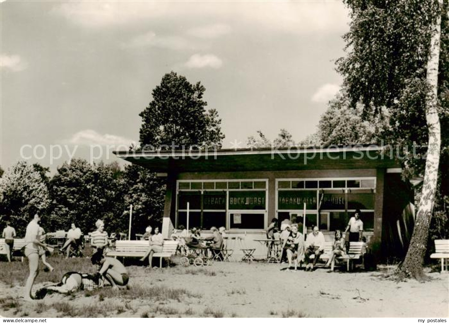 Biesenthal -Bernau Brandenburg Badeanstalt Kiosk