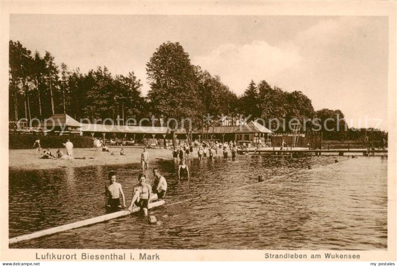Biesenthal -Bernau Brandenburg Strandleben am Wukensee