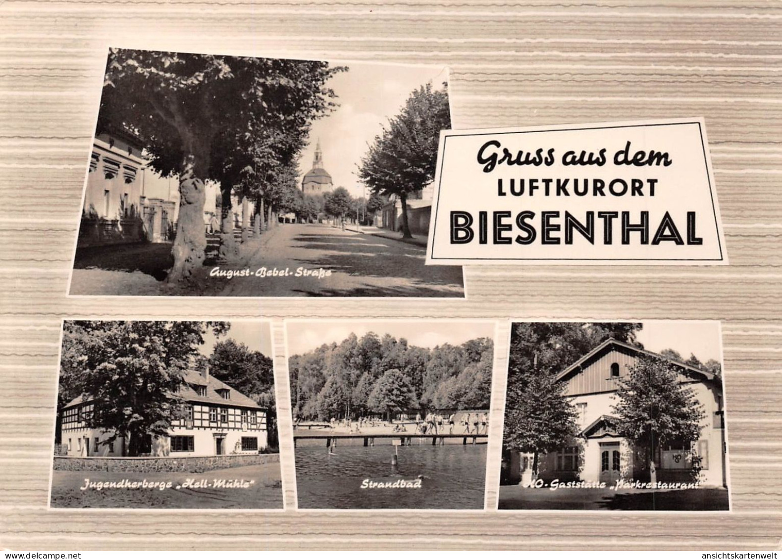Biesenthal Jugendherberge Strandbad Gaststätte Straße gl1964 #172.494