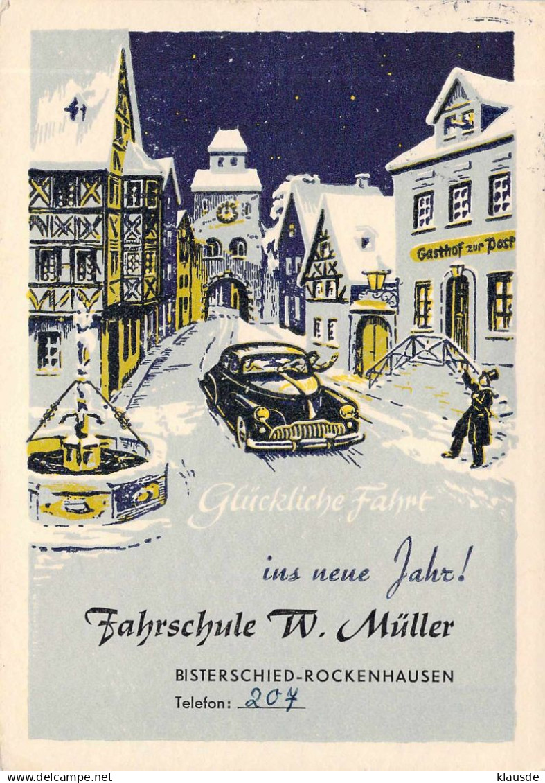 Biesterschied - Rockenhausen - Werbung Fahrschule W.Müller gel.195?