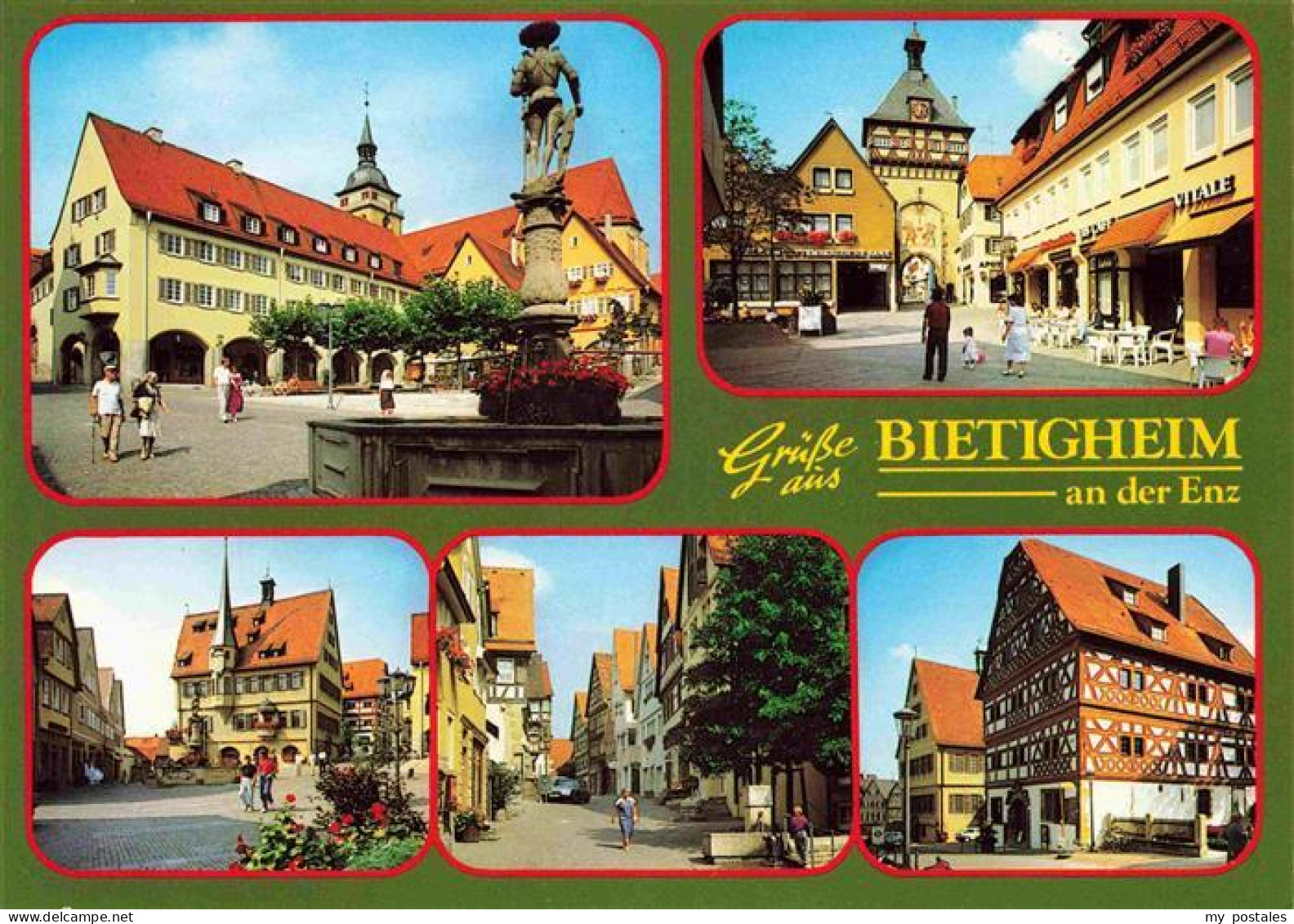 Bietigheim-Bissingen Enz BW Marktplatz Unteres Tor Ortspartien