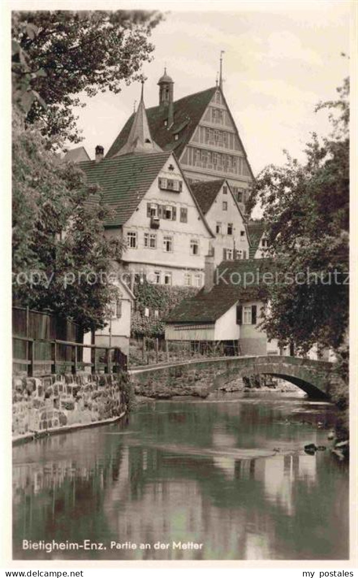 Bietigheim-Bissingen Enz BW Metter Fluss Bruecke Fachwerkhaus Altstadt