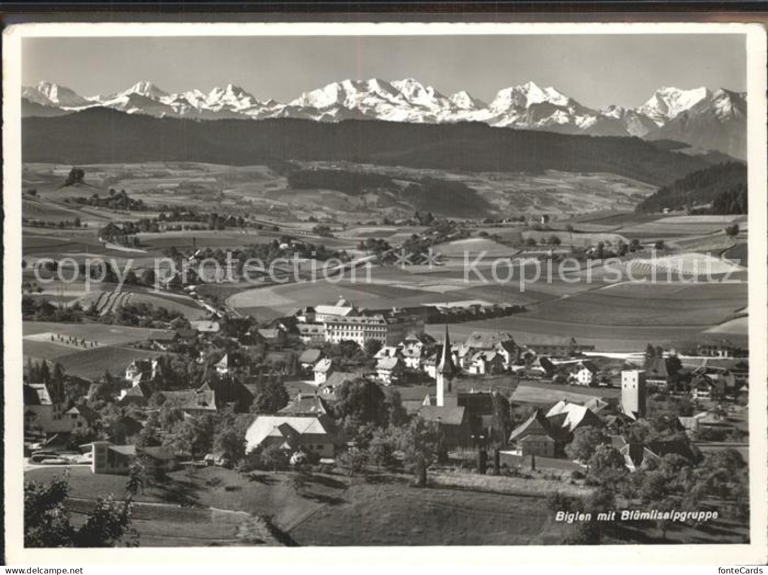 Biglen mit Bluemlisalpgruppe