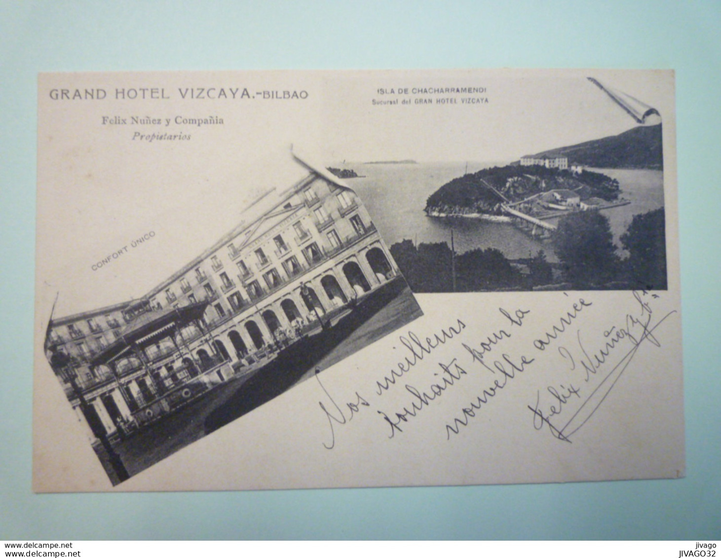 BILBAO  :  GRAND HOTEL  VIZCAYA