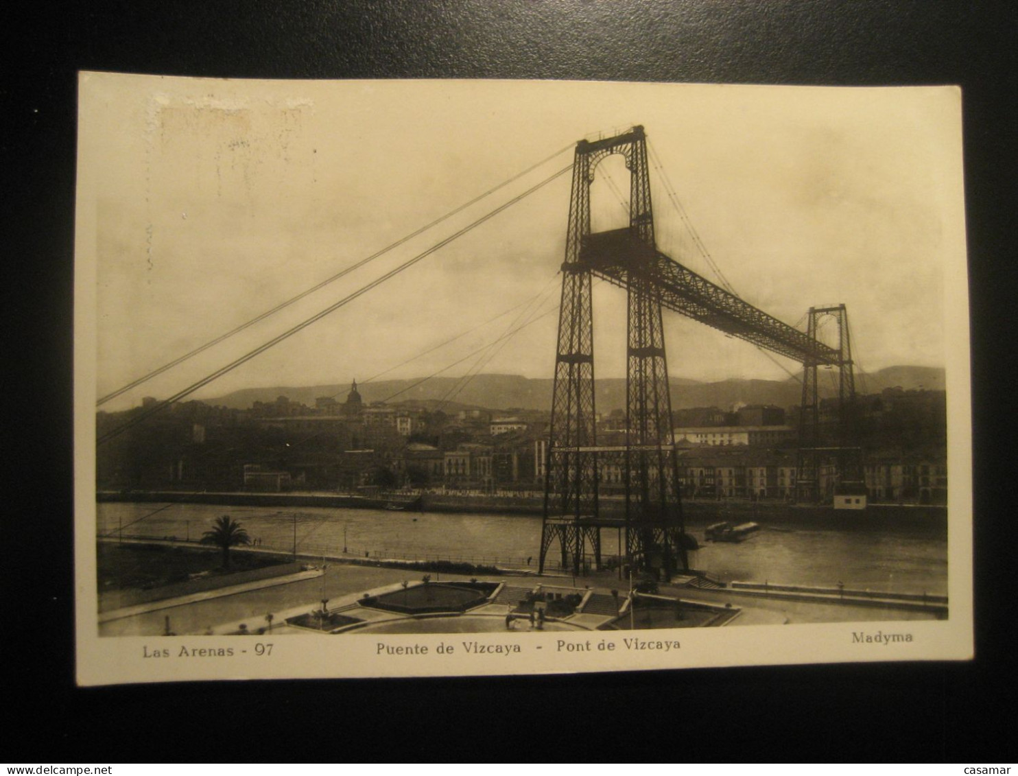 BILBAO Vizcaya Puente de Vizcaya Colgante bridge postcard SPAIN