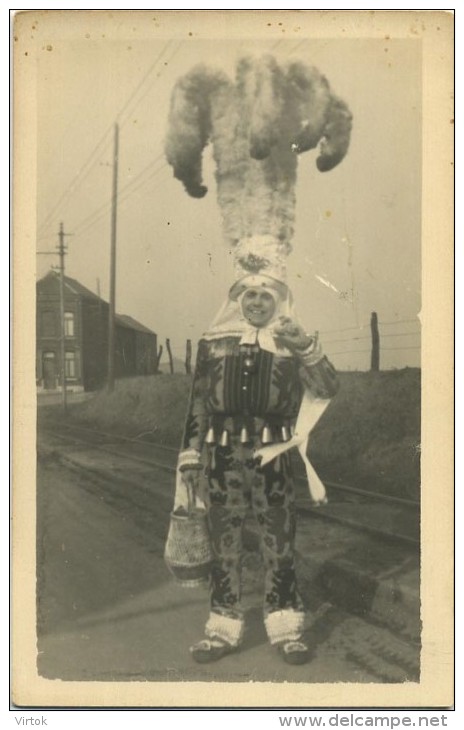 Binche :   carte photo  (  Gille de Binche )