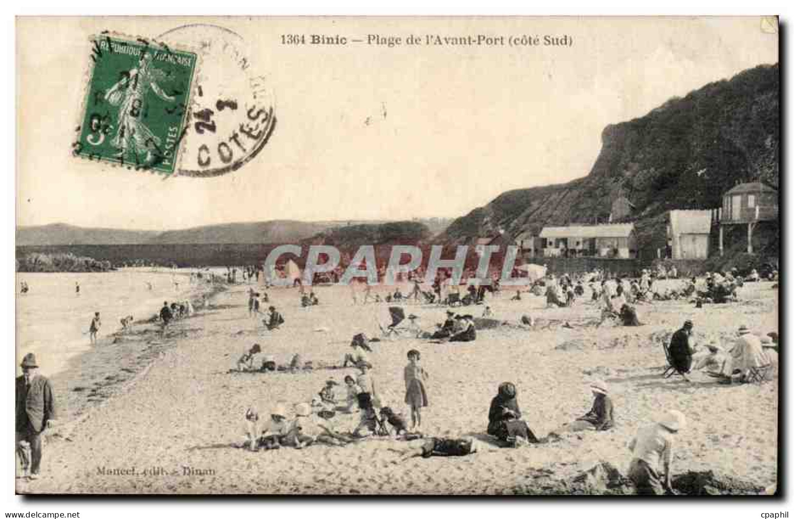 Binic - Plage de l'Avant Port - CPA